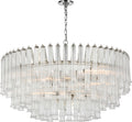 Lorelei X-Large Chandelier | Polished Nickel | Clear Glass