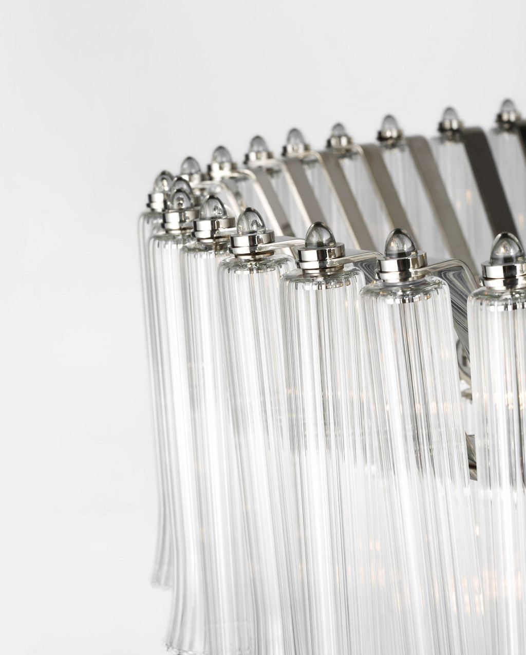 Lorelei X-Large Chandelier | Polished Nickel | Clear Glass