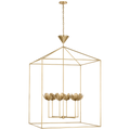 Alberto Grade Open Cage Lantern | Antique-Burnished Brass