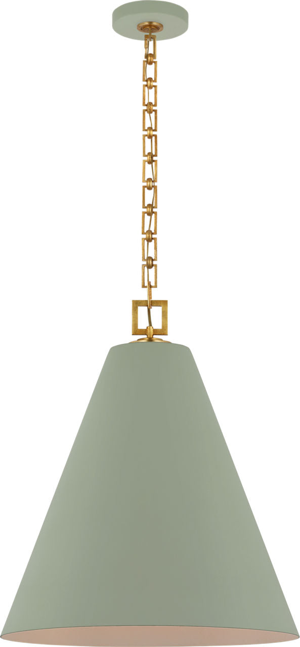 Theo 21" Pendant | Celadon and Gild