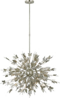 Farfalle Medium Chandelier | Burnished Silver Leaf