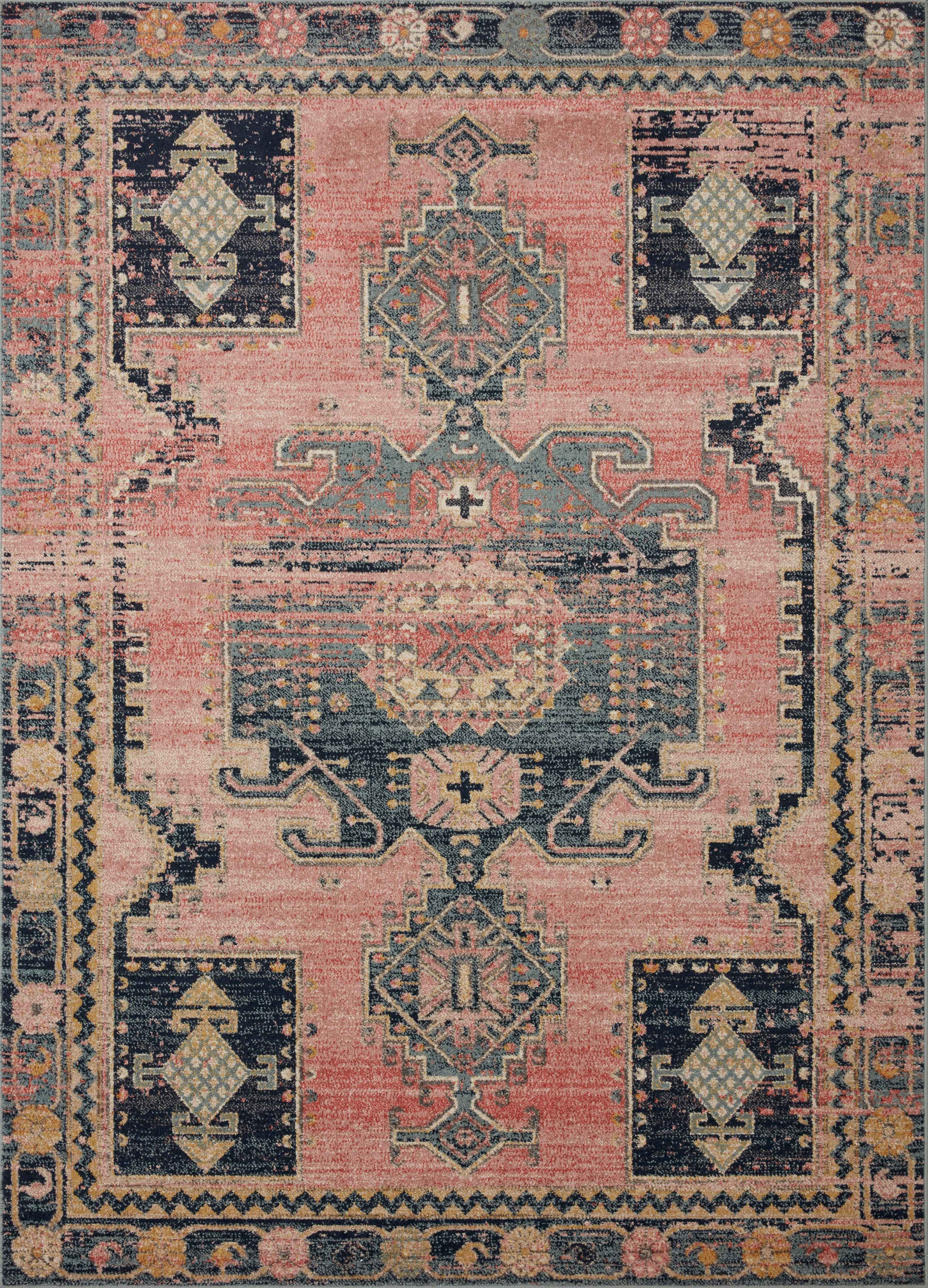 Loloi II | Jocelyn Collection | Rose / Rose | JOC-06