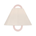 Jojo 11.75'' Vibrant Gold + Blush Sconce