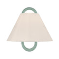 Jojo 11.75'' Vibrant Gold + Green Sconce