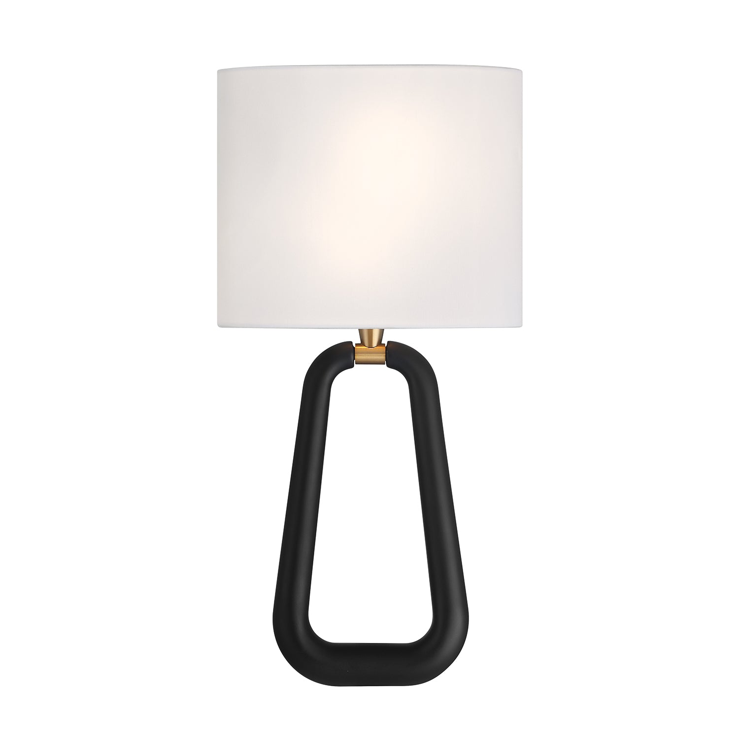 Jori 10'' Aged Brass + Matte Black Sconce