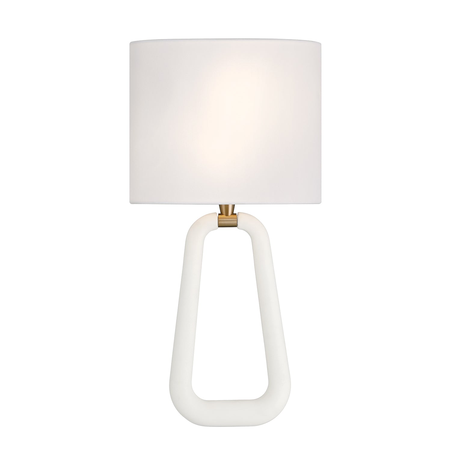 Jori 10'' Aged Brass + Matte White Sconce