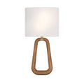 Jori 10'' Aged Brass + Wood Sconce
