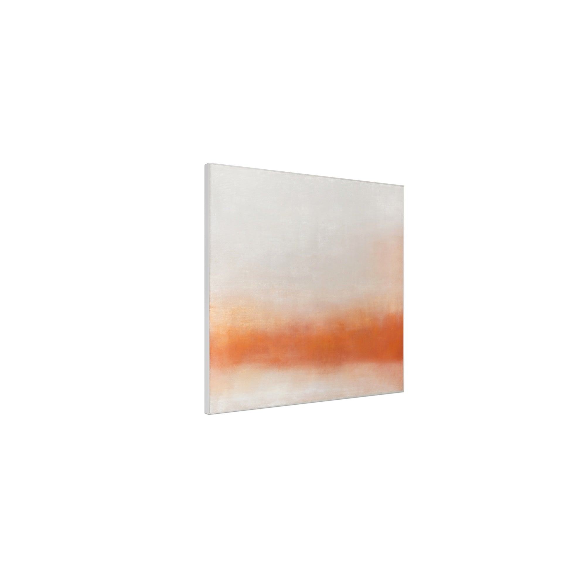 Morning Light Framed Painting Soft Orange