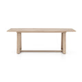 Atherton Outdoor Dining Table - Washed Brown-FSC