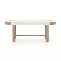 Sumner Outdoor Bench - White Rope