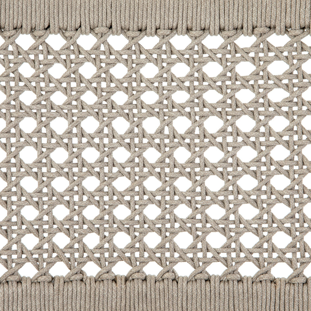 Delmar Outdoor Dining Chair - Ivory Rope | Washed Brown