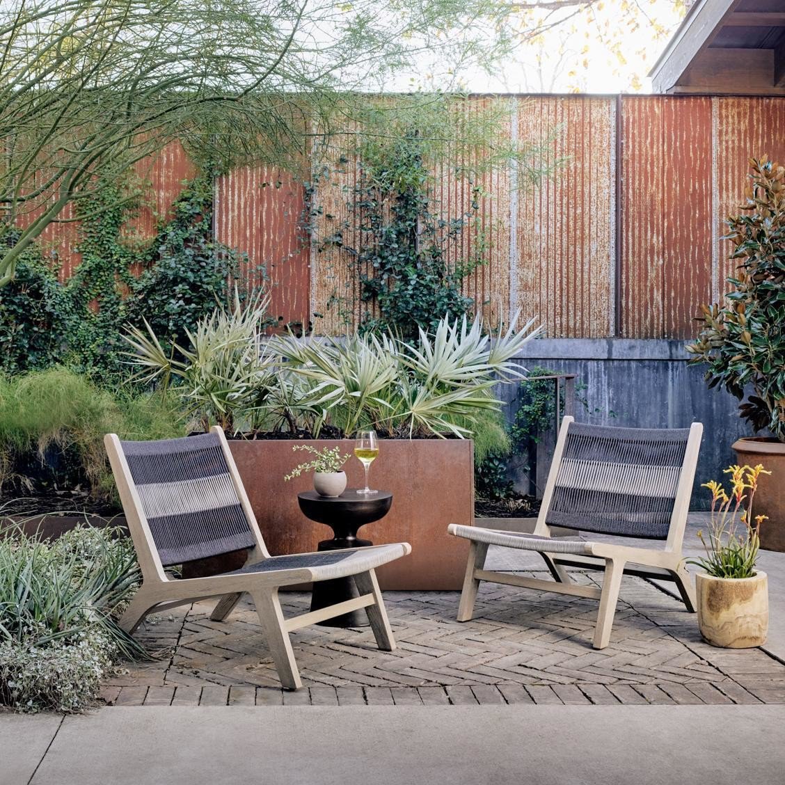 Julian Outdoor Chair - Venao Charcoal