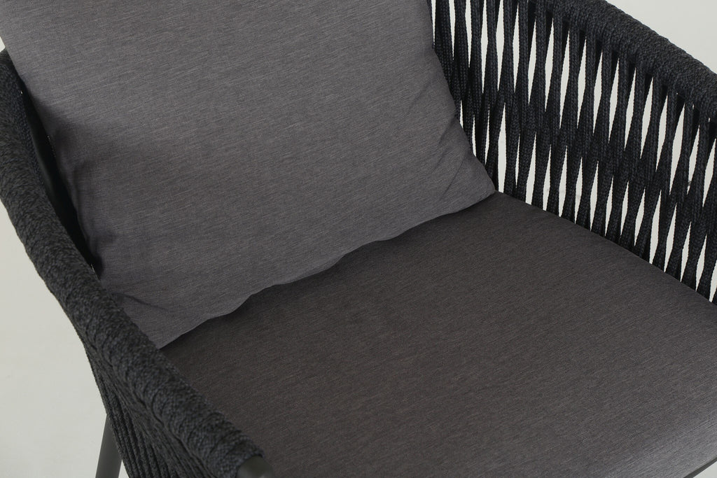 Porto Outdoor Dining Chair - Venao Charcoal