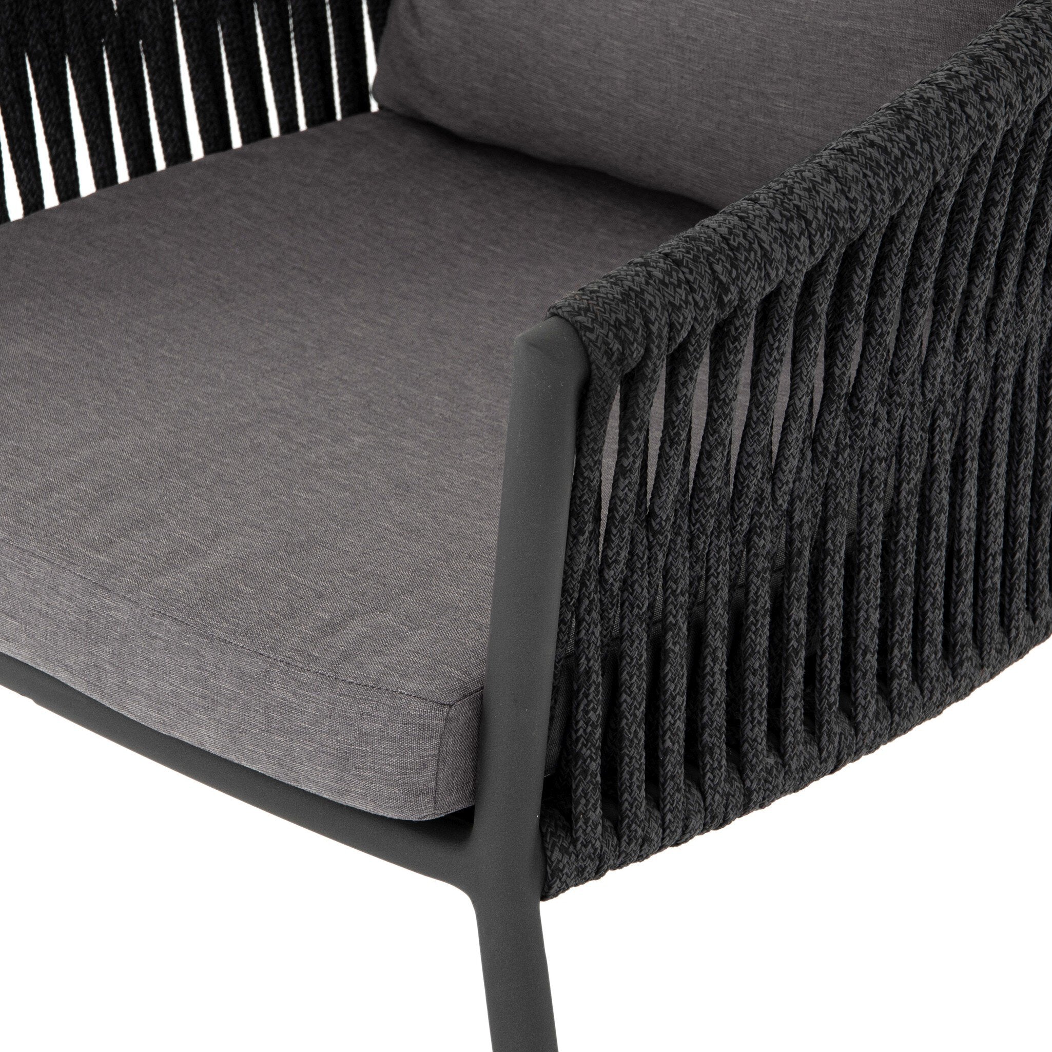 Porto Outdoor Dining Chair - Venao Charcoal