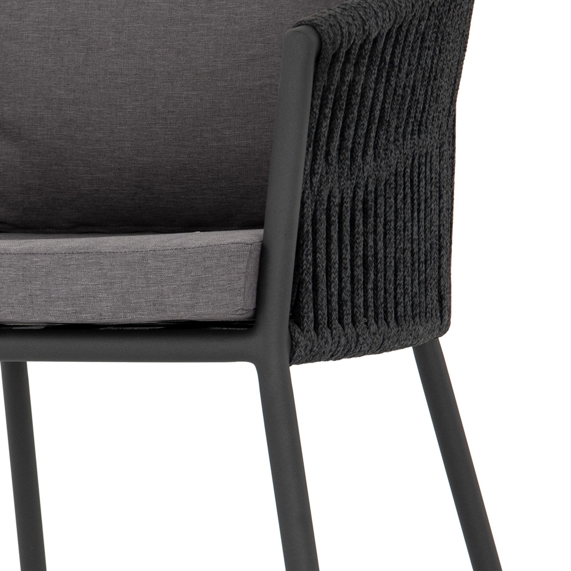 Porto Outdoor Dining Chair - Venao Charcoal