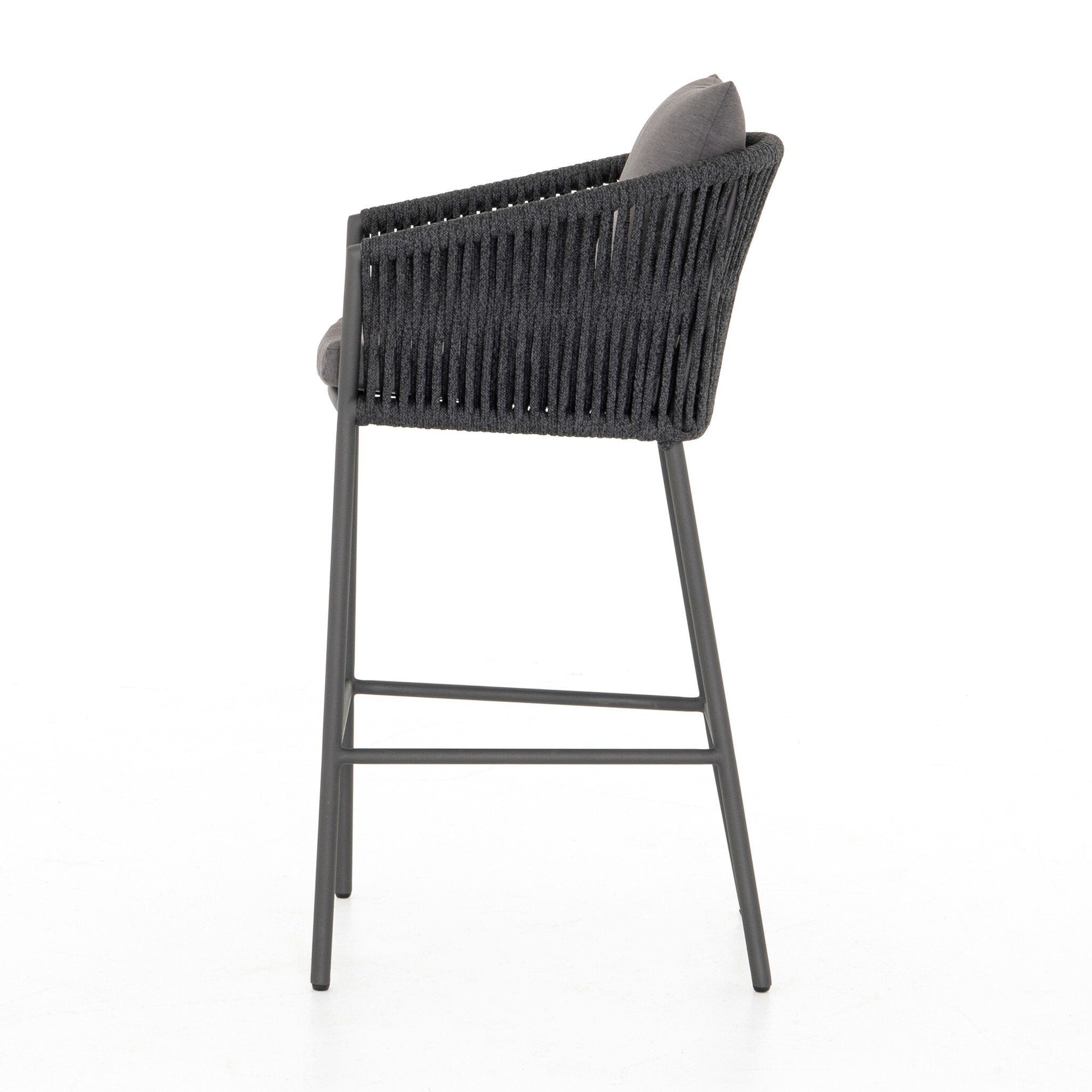 Porto Outdoor Bar Stool - Venao Charcoal