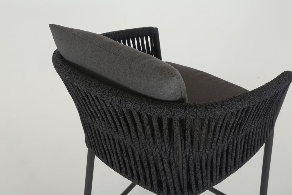 Porto Outdoor Counter Stool - Venao Charcoal