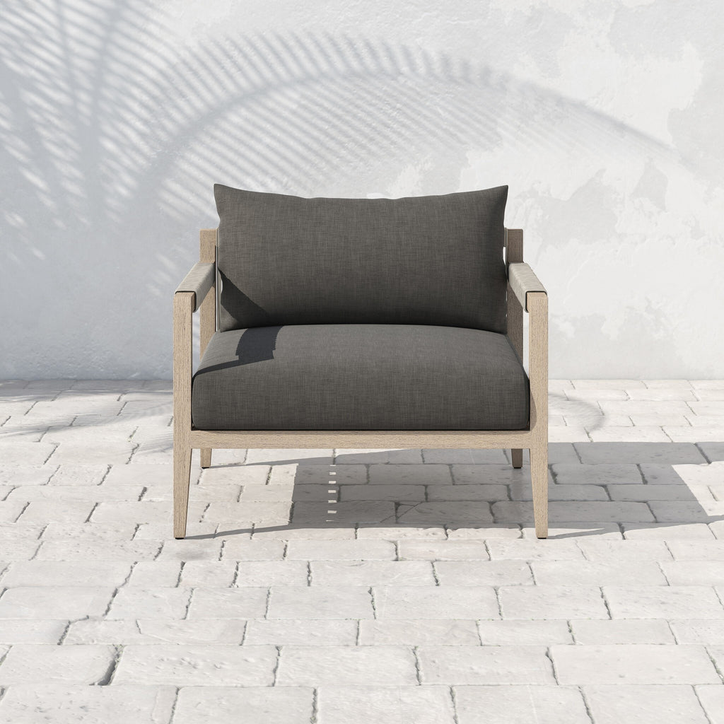 Sherwood Outdoor Chair, Washed Brown - Venao Grey