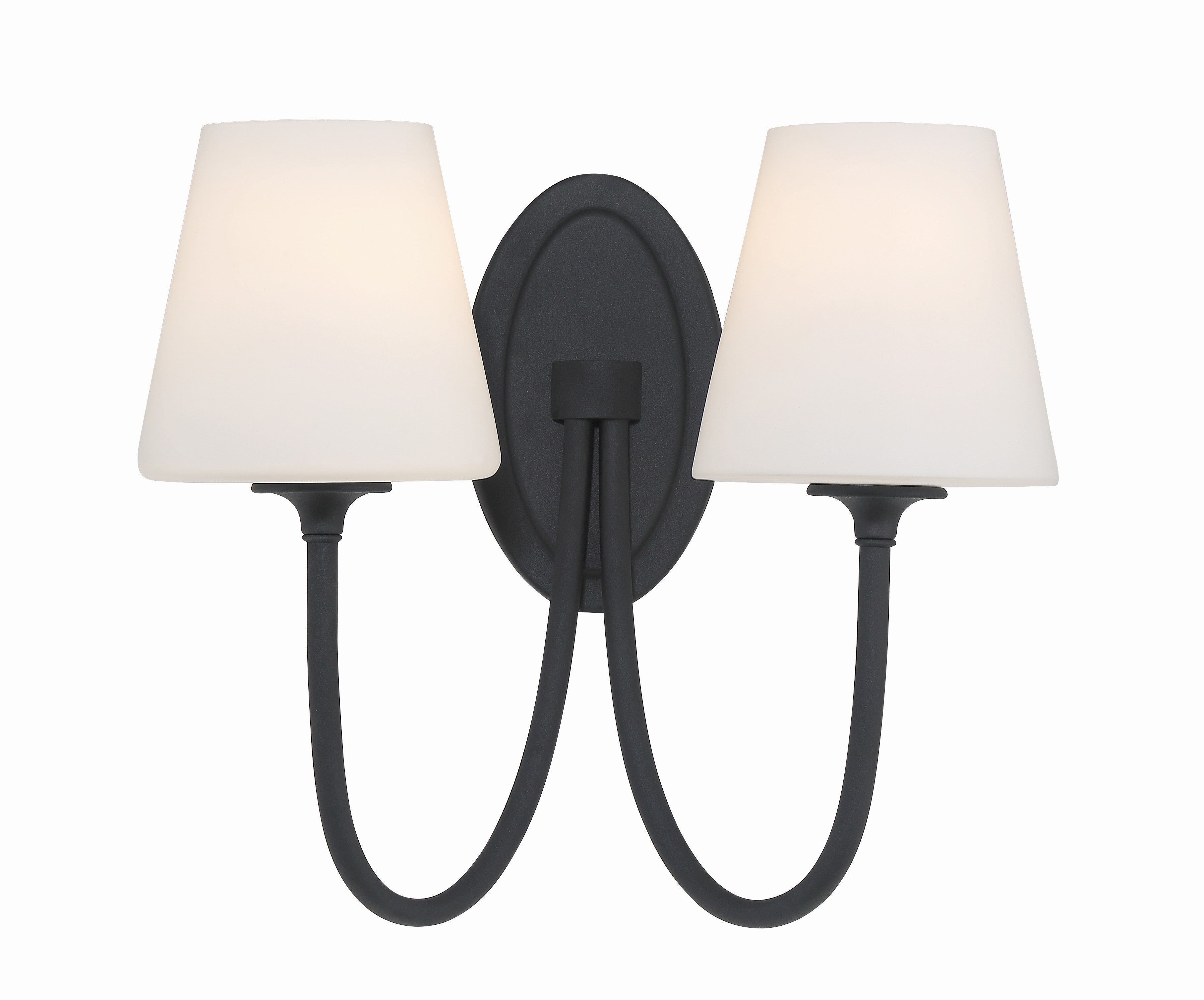 Juno 15'' Black Forged Sconce