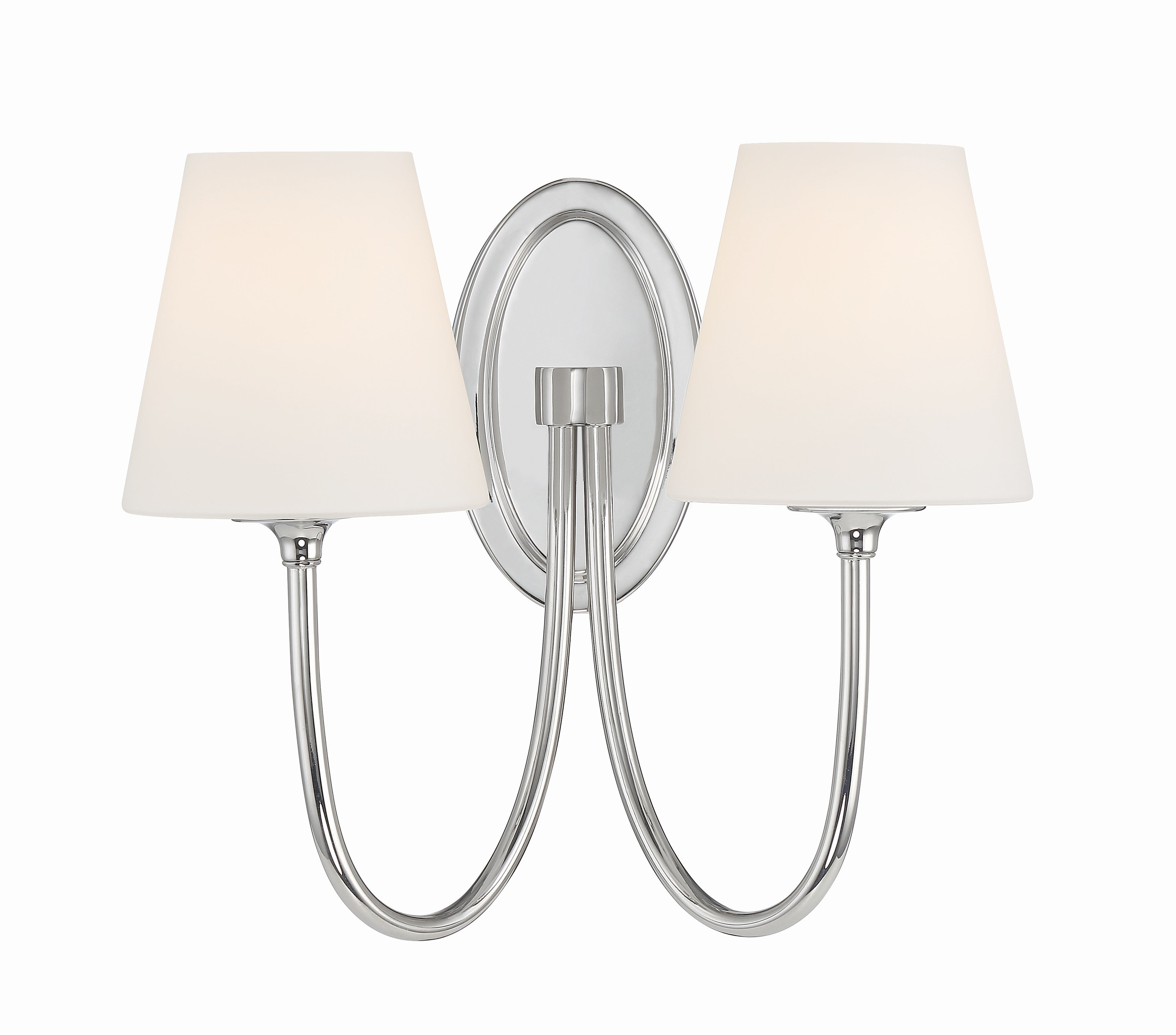 Juno 15'' Polished Nickel Sconce