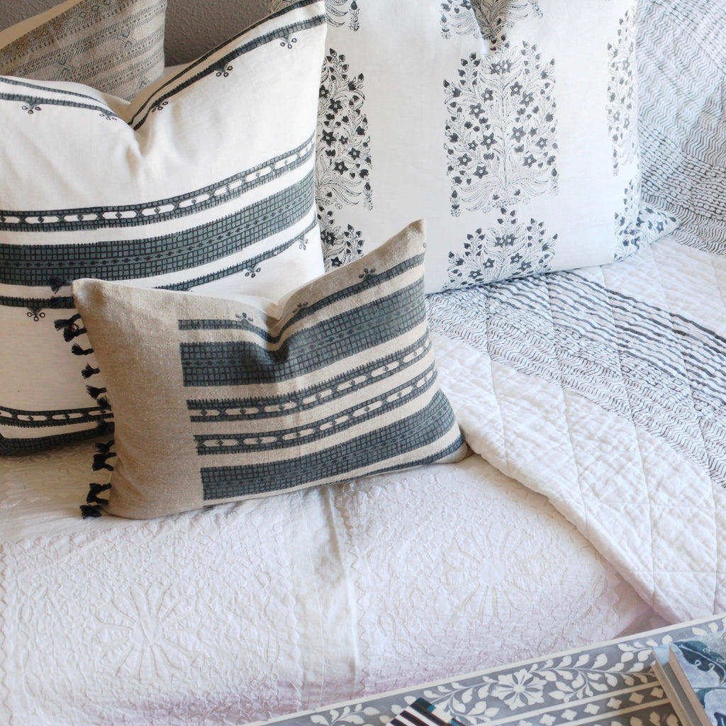 Toda Teal Pillow