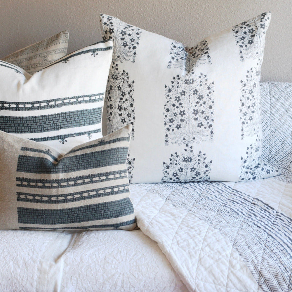 Fleur Gray Pillow