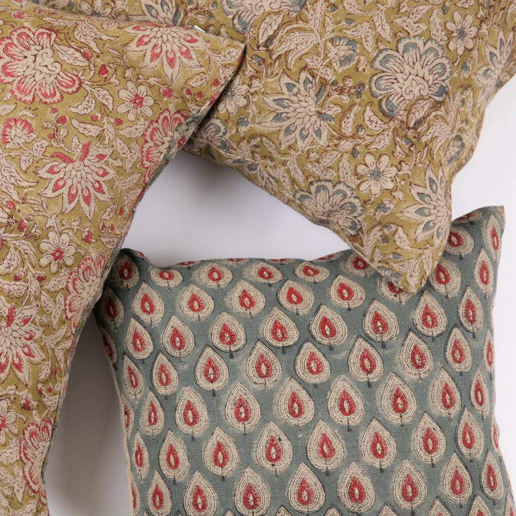 Polki Teal Pillow