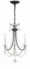 Karrington 14'' Matte Black Chandelier