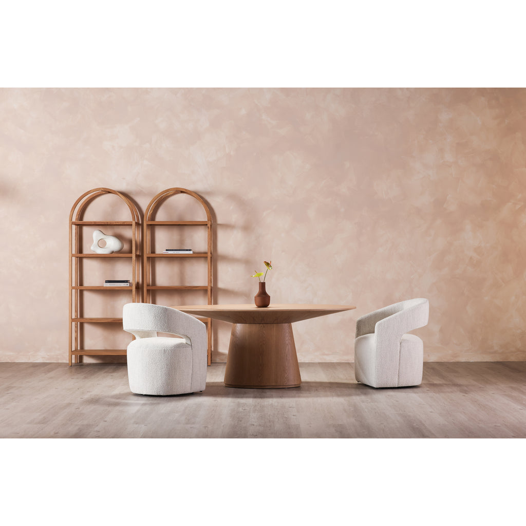 Otago Oval Dining Table Natural Oak