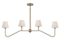 Keenan 48'' Vibrant Gold Linear Chandelier