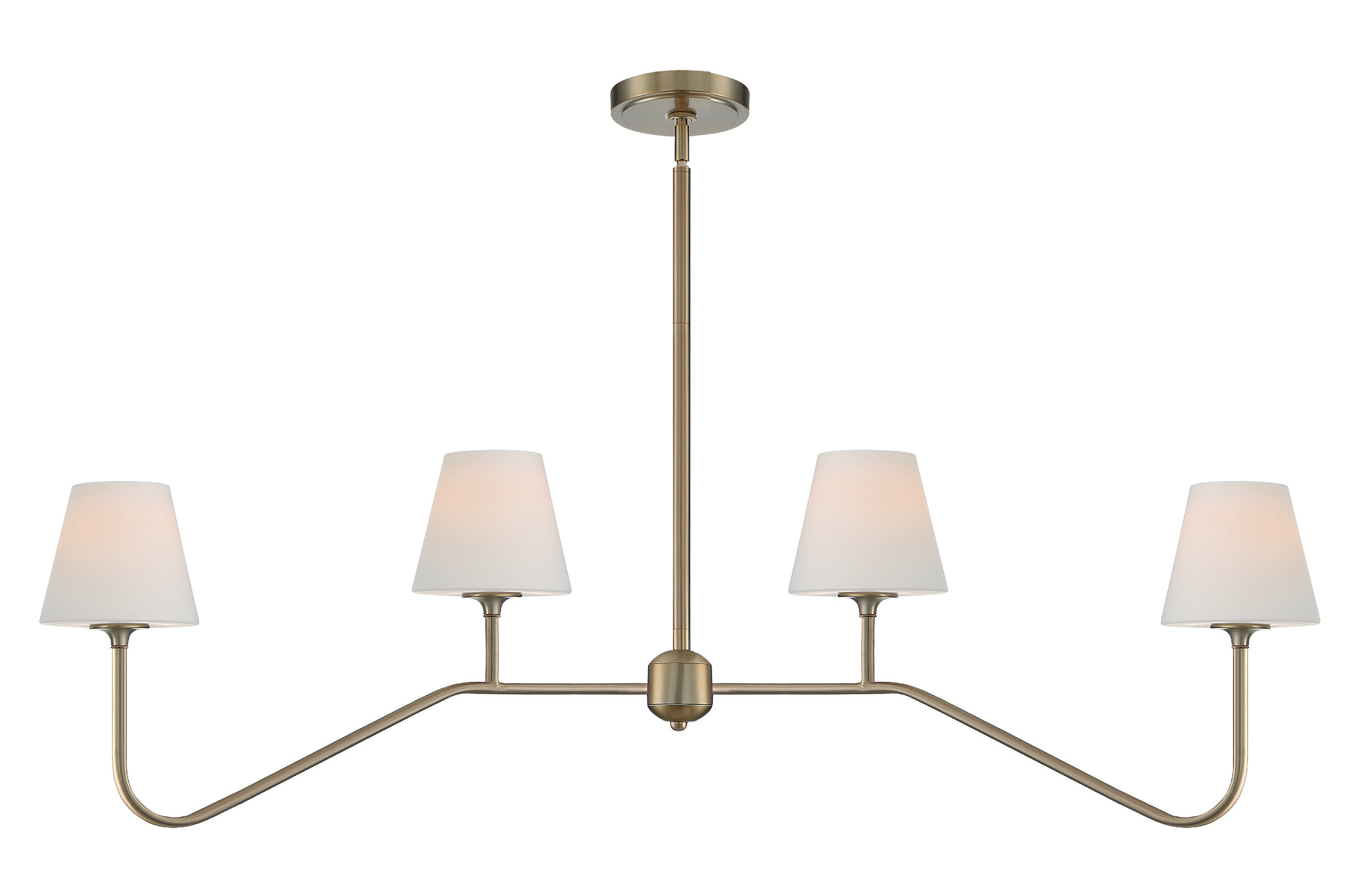 Keenan 48'' Vibrant Gold Linear Chandelier