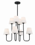 Keenan 28'' Black Forged Chandelier