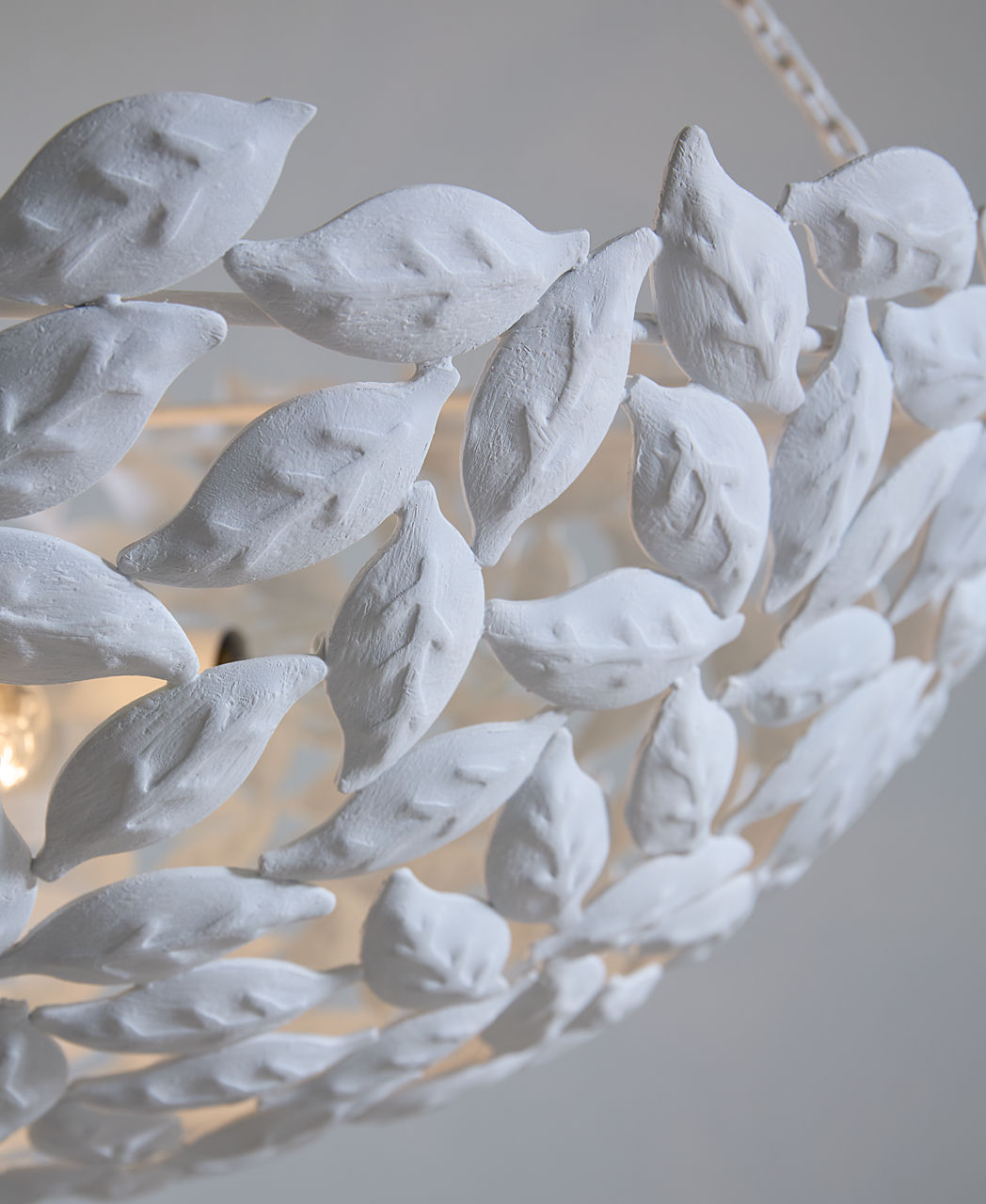 Kelan Large Pendant Textured White