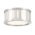 Kendal 9.5'' Polished Nickel Flush Mount