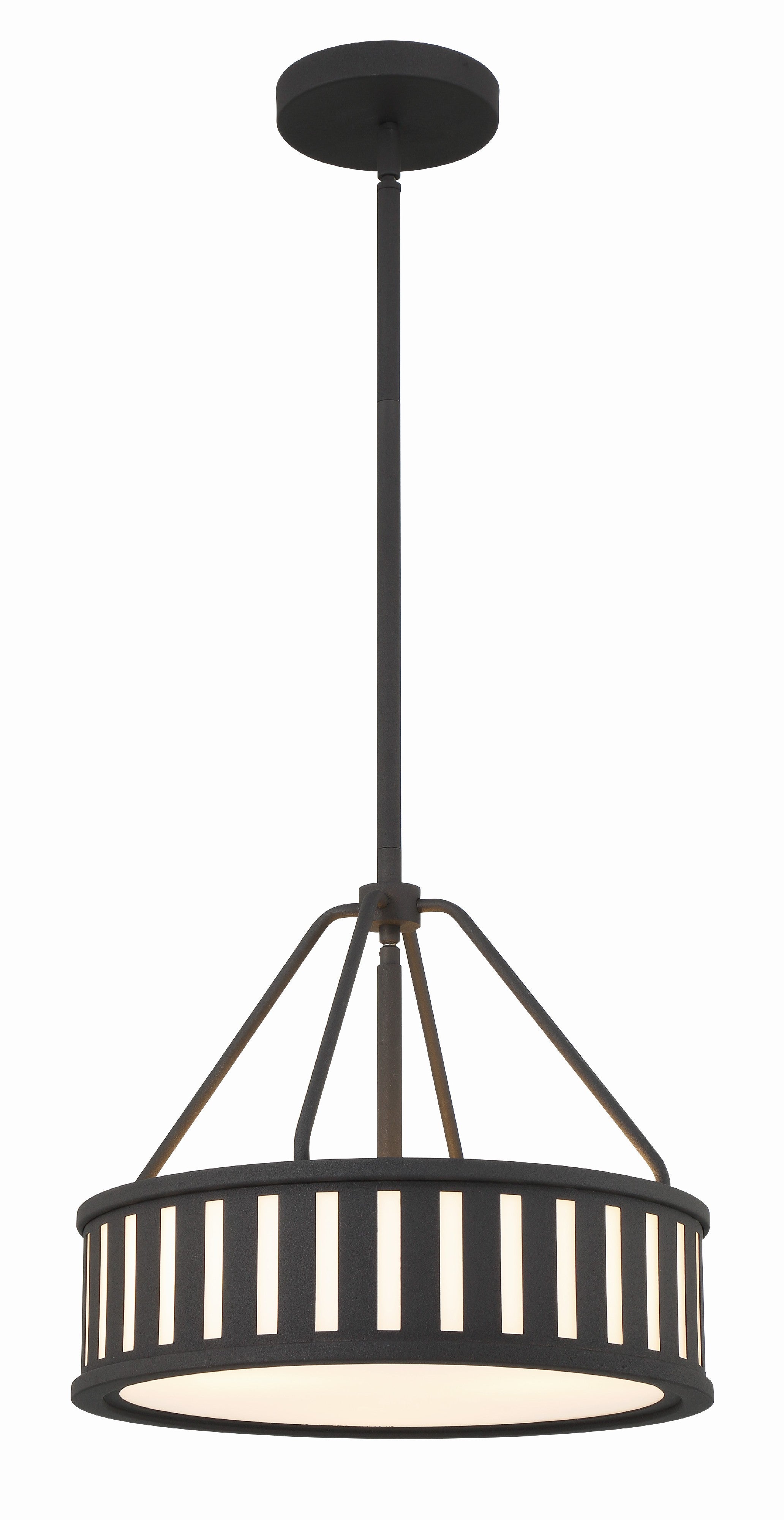 Kendal 15.5'' Black Forged Chandelier