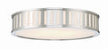 Kendal 22.5'' Polished Nickel Flush Mount