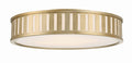 Kendal 22.5'' Vibrant Gold Flush Mount