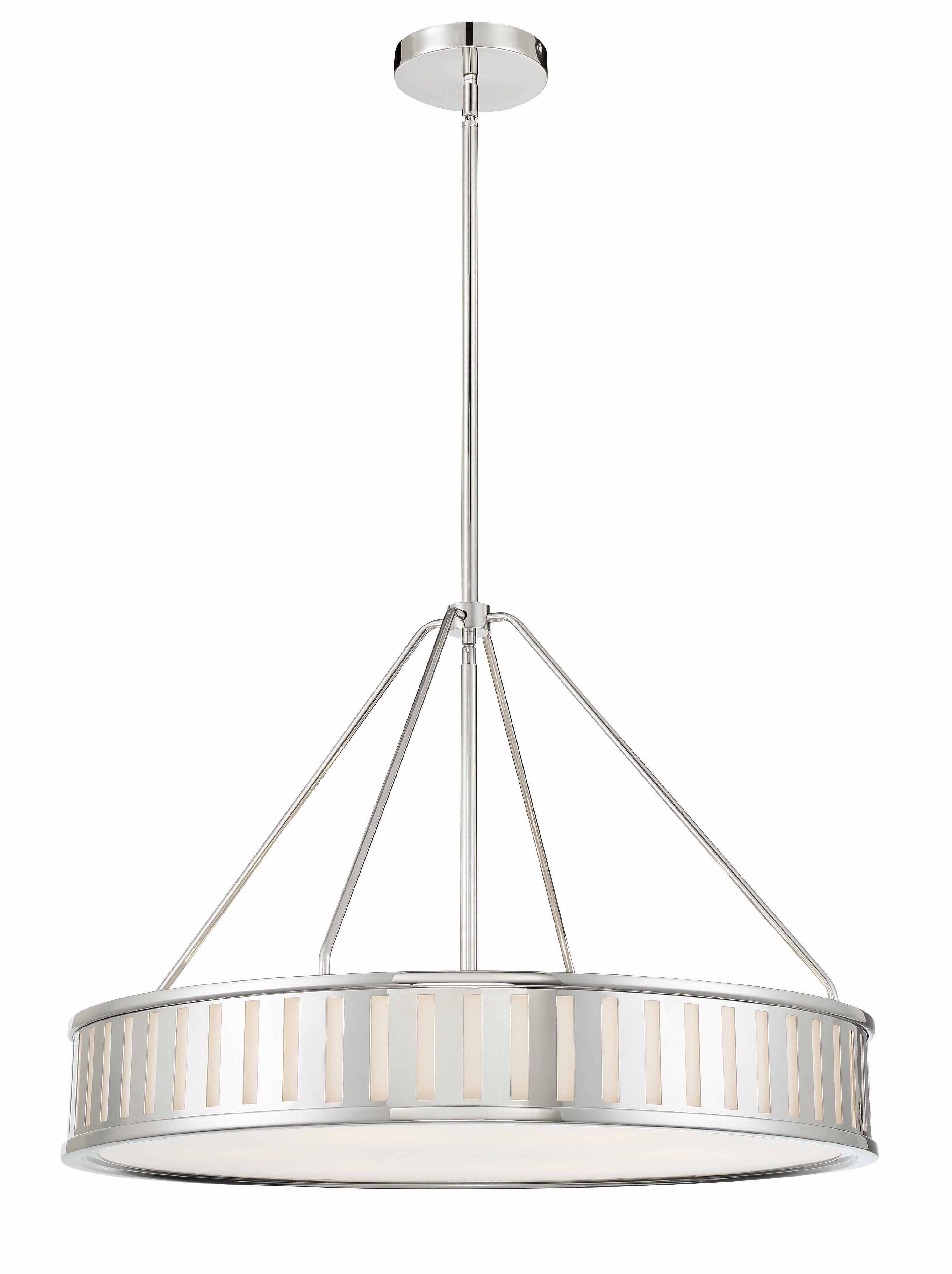 Kendal 28'' Polished Nickel Chandelier