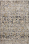 Jean Stoffer x Loloi | Katherine Collection | Charcoal / Gold | KES-02