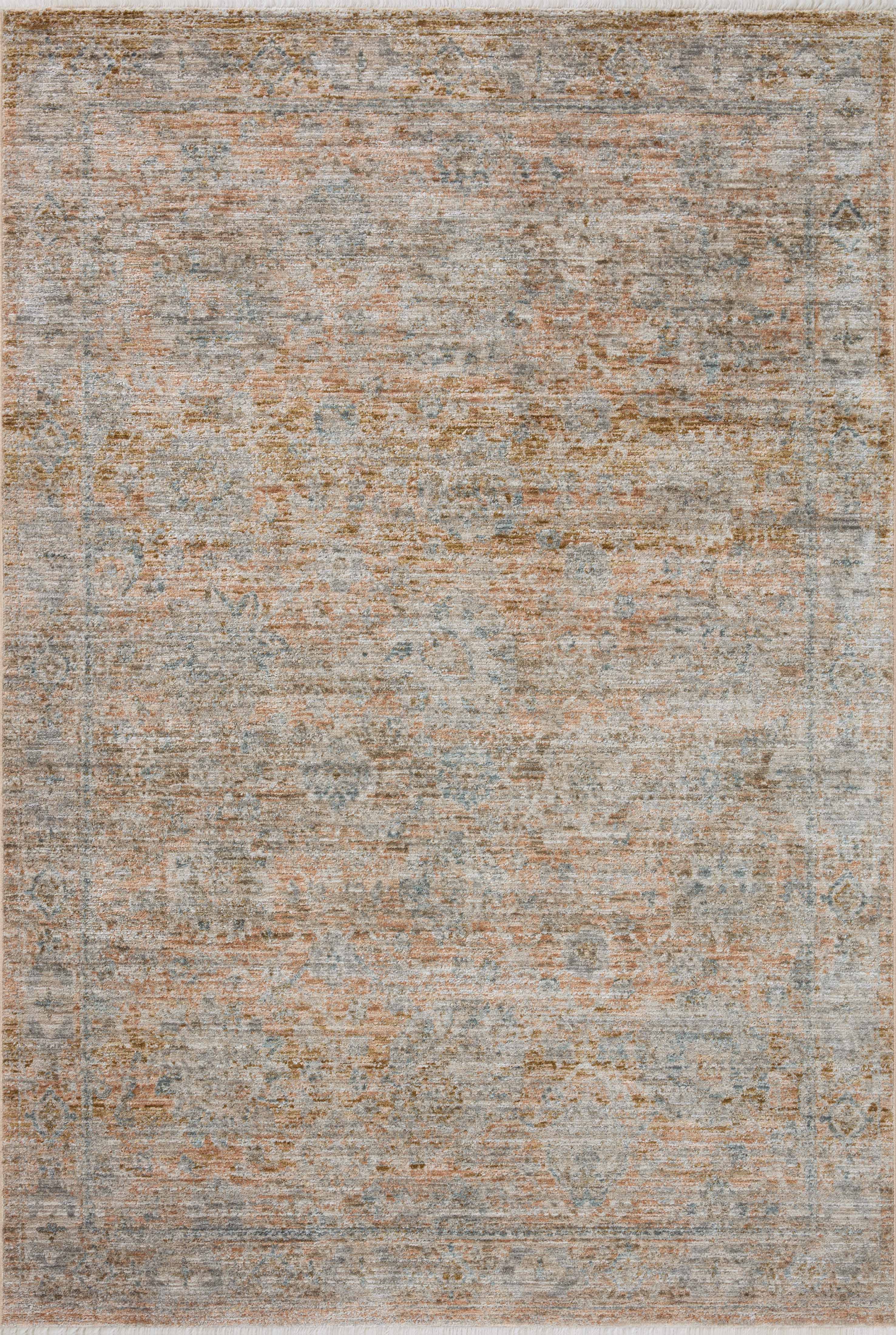 Jean Stoffer x Loloi | Katherine Collection | Terracotta / Smoke | KES-02