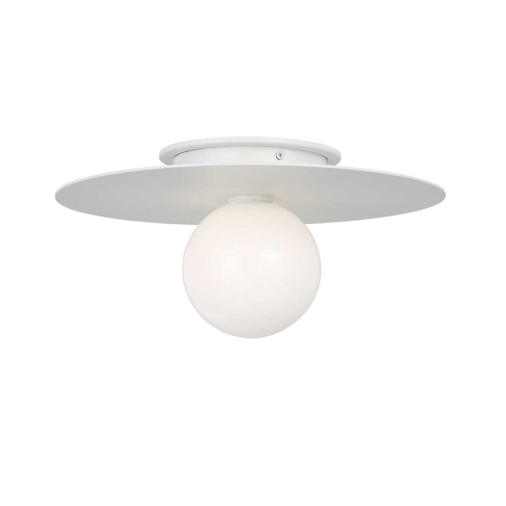 Nodes Medium Flush Mount | Matte White