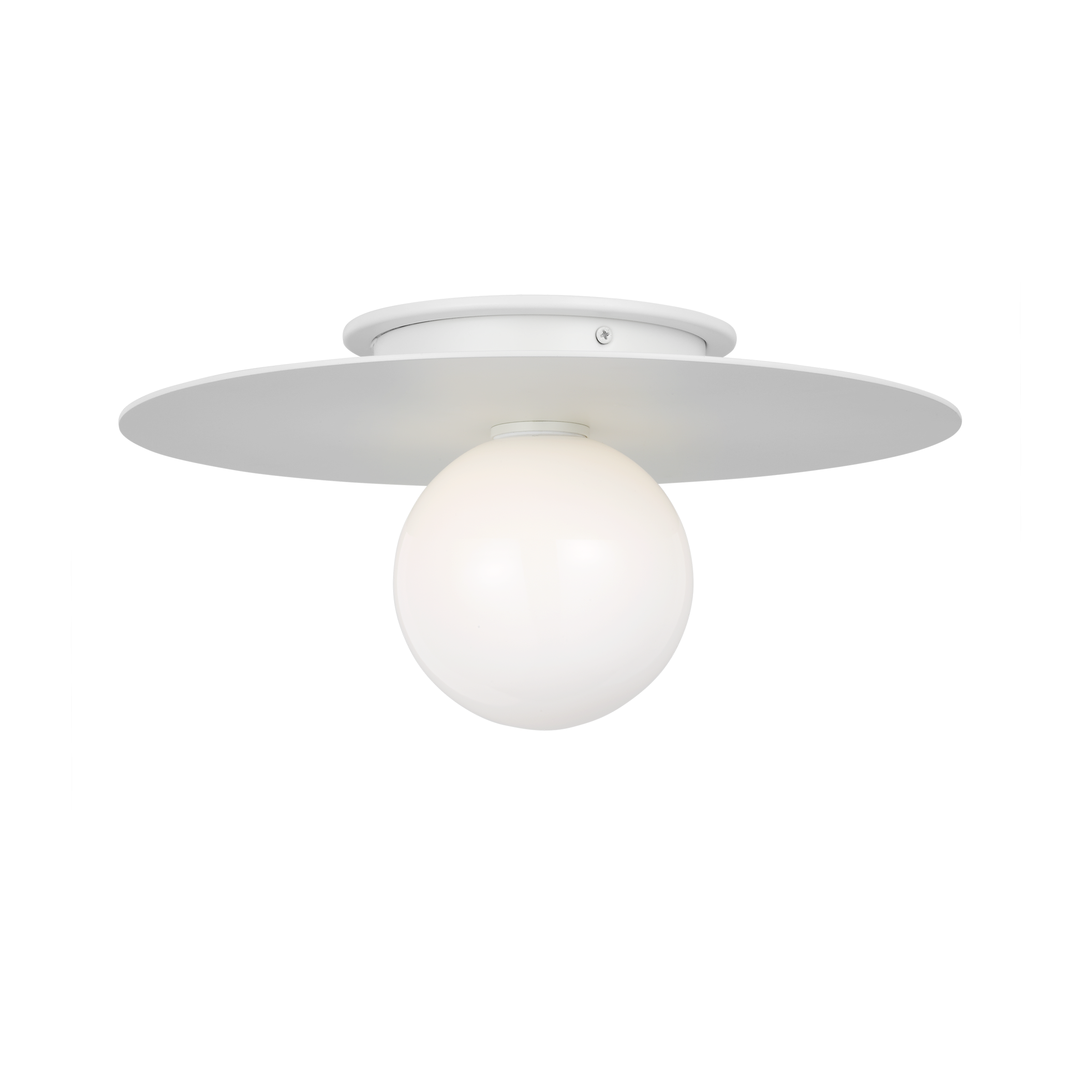Nodes Medium Flush Mount | Matte White