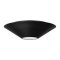 Echo Medium Flush Mount Midnight Black Bulbs Inc