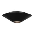 Echo Small Flush Mount Midnight Black Bulbs Inc