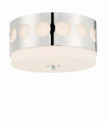 Kirby 13.25'' Polished Nickel Flush Mount