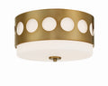 Kirby 13.25'' Vibrant Gold Flush Mount