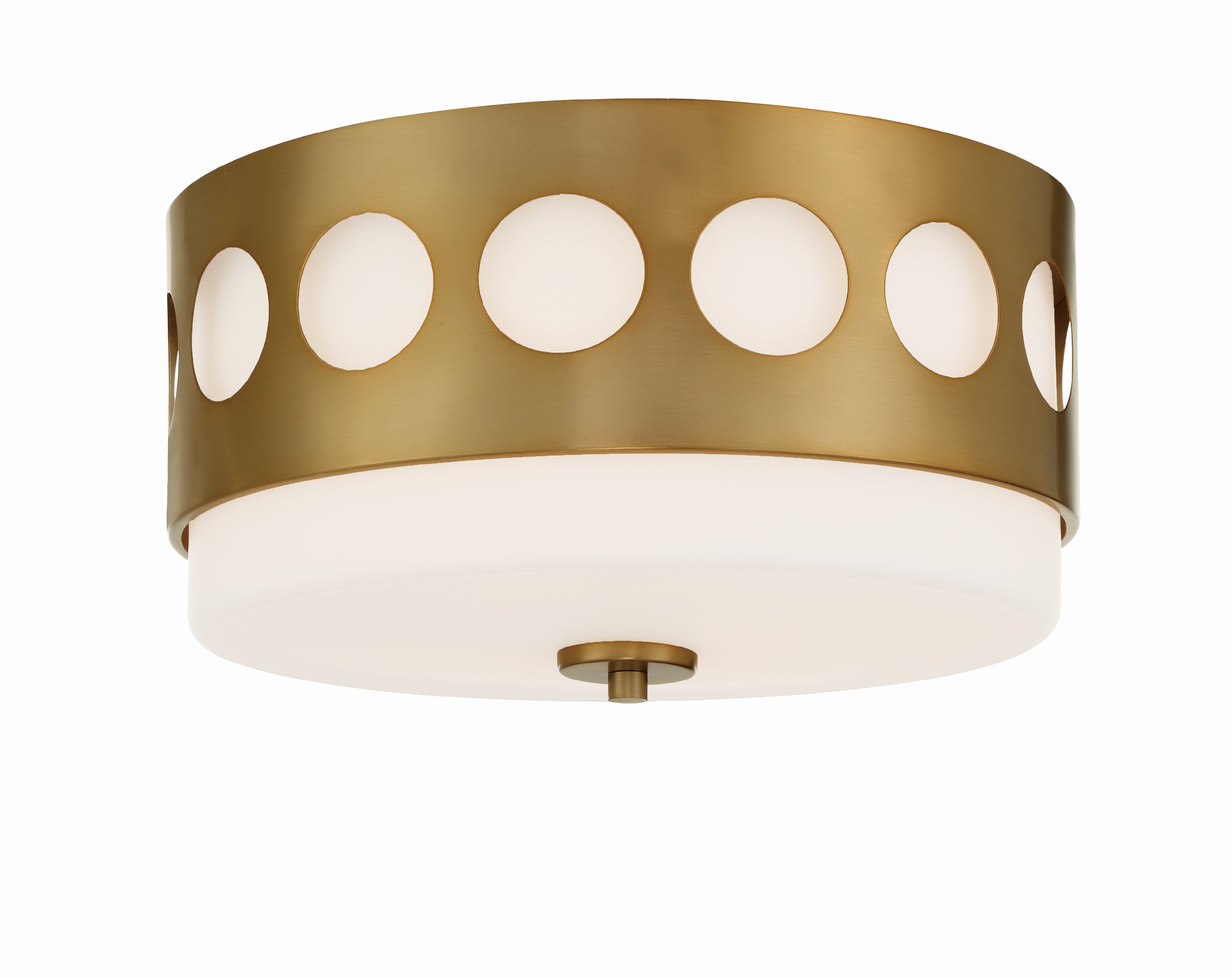 Kirby 13.25'' Vibrant Gold Flush Mount