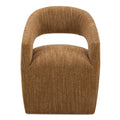 Barrow Rolling Dining Chair Amber Glow