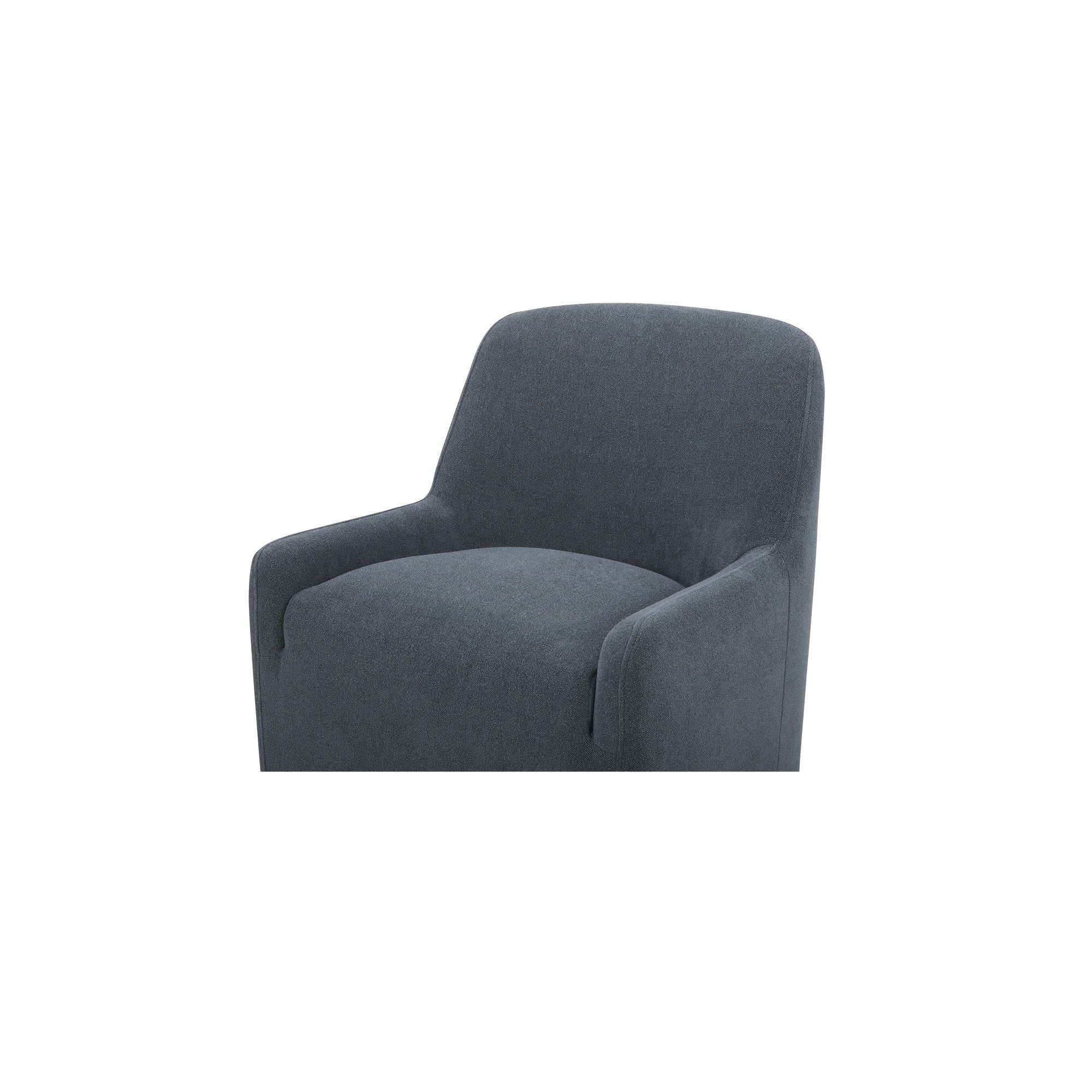 Maisie Rolling Dining Chair Slate Blue