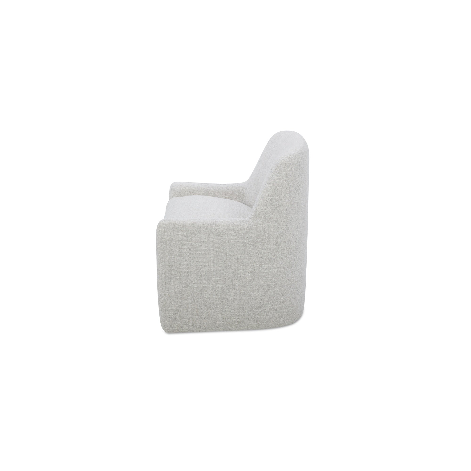 Maisie Rolling Dining Chair Flecked Oat